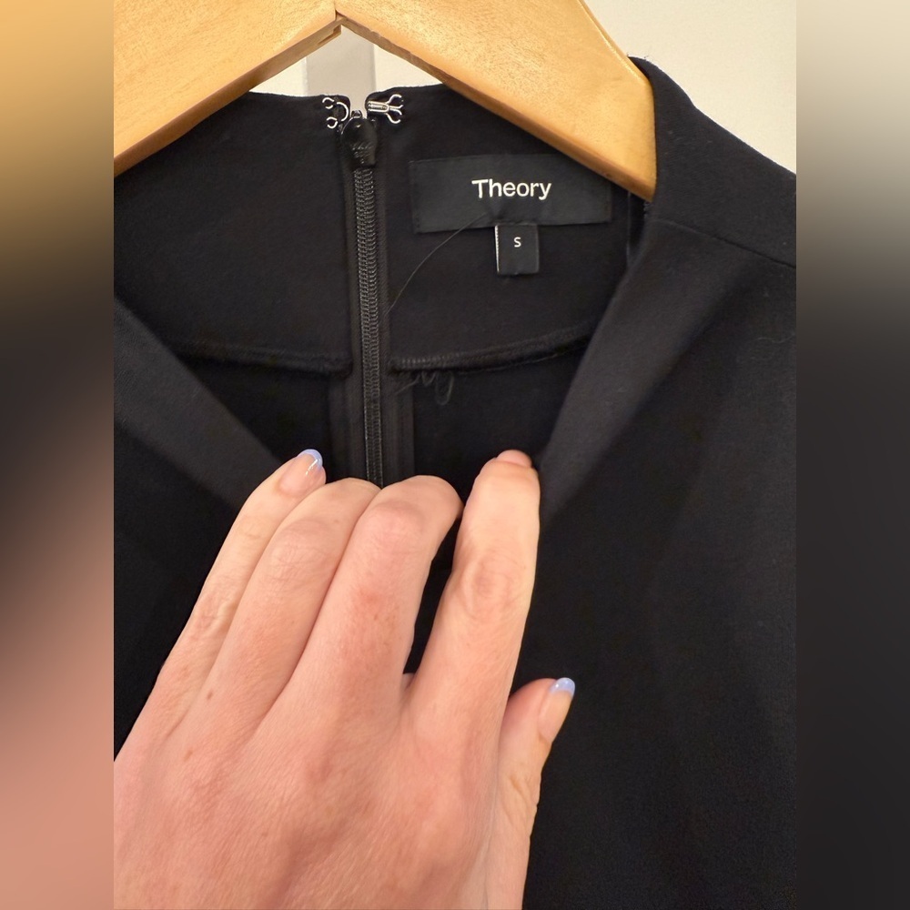 Theory Easy Mini Shift Dress - Picture 6 of 10